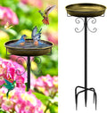 Daoeny 35In Metal Bird Bath for Outside, Vintage Bird Bath Bowl, Detachable by Daoeny