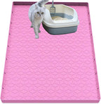 Cat Litter Mat, Silicone Large Cat Mat by Jacooxi