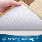 Buganda Dog Door Mat for Muddy Paws, Absorbent Dirt Trapper Washable Indoor - Image 5