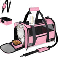 20" Large Cat Carrier Soft Side Dog Carrier Pet Carrier by CUSSIOU