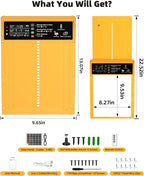 2025 Upgrade 7W Solar Power Chicken Door, Pet Deluxe Automatic Chicken Coop Door - Image 8