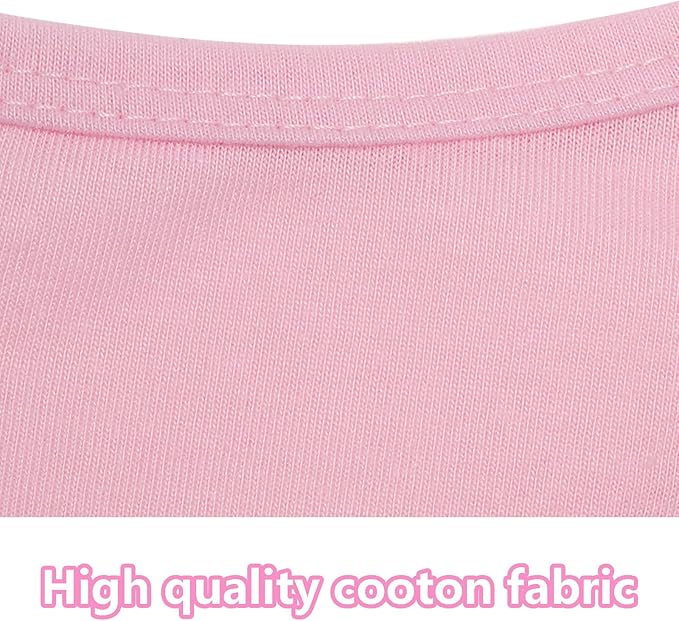 3 Pcs Cat Shirts Solid Color Dog Clothes Summer Sleeveless Stripe Pet T Shirts - Image 6