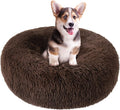 Dog Bed for Small Medium Large Dogs, 20 inch Calming Dogs Bed, Washable-Round by Nisrada