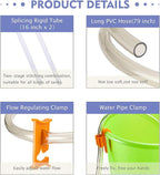 hygger Aquarium Gravel Cleaner, New Quick Water Changer - Image 4