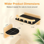 XiaZ Cat Wall Shelves, Cat Wide Climber Shelf - Image 3