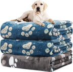 Rezutan Premium Dog Blankets for Large Dogs & Cat Flannel Blanket Washable by Rezutan