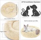 Nisrada Cat Beds for Indoor Cats, 24 Inch Dog Bed for Small Melium Large Dogs - Image 5