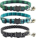 Breakaway cat Collars with Bell, Durable & Safe Cute Kitten Collars Safety by XPangle