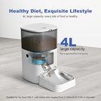 2.4G WiFi Automatic Cat Feeder, 4L Food Dispenser - Image 6