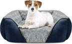 INVENHO Medium Dog Bed Rectangle Washable Orthopedic Soft Calming Sleeping by INVENHO