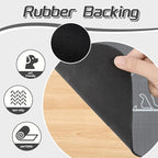 Le courant Dog Bowl Mats, Cat Feeding Mat, Non-Slip Super Absorbent, No Stains - Image 3