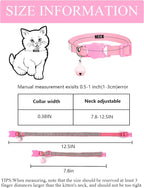Cat Collars for Girl Cats with Rhinestone Soft Velvet, Breakaway Cat Collars - Image 5