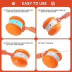Interactive Dog Toys, Random Path Electric Automatic Moving and Rolling Dogs Toy - Image 9