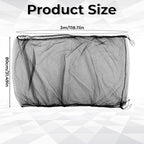Large Bird Cage Cover Bird Cage Seed Catcher 118 x 31 Inches Adjustable Elastic - Image 2