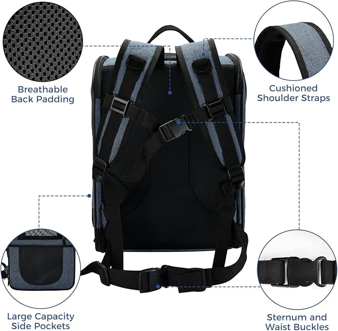 Apollo Walker Dog & Cat Carrier Backpack - Image 7
