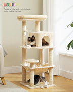 Cat Tree for Indoor Cats, 45.7" Multi-Level Cat Tower - Image 8
