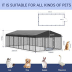 Large Outdoor Dog Enclosure, Heavy Duty Dog Cage - Image 2