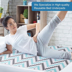 OUTCREATOR® Washable Bed Pads 34" x 56", Incontinence Mattress Protector - Image 7