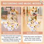 BABORUI Interactive Dog Toys Hamster, Jumping Squeaky Dog Toys - Image 3