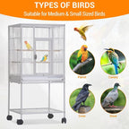 52'' Wrought Iron Birdcage - Image 6