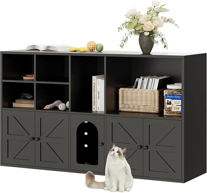 IRONCK Cat Litter Box Enclosure by IRONCK