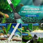 Aquarium Gravel Cleaner, Quick Water Changer, Gravel Vacuum - Image 2