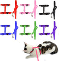 6 Pack Adjustable Cat Leash Harness Leash, Bunny Harness Leash by Rocutus