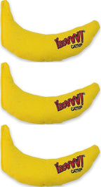 YEOWWW! DuckyWorld 100% ORGANIC CATNIP Leaf & Flower Cat Toy BANANA 3 PACK by Yeowww%21