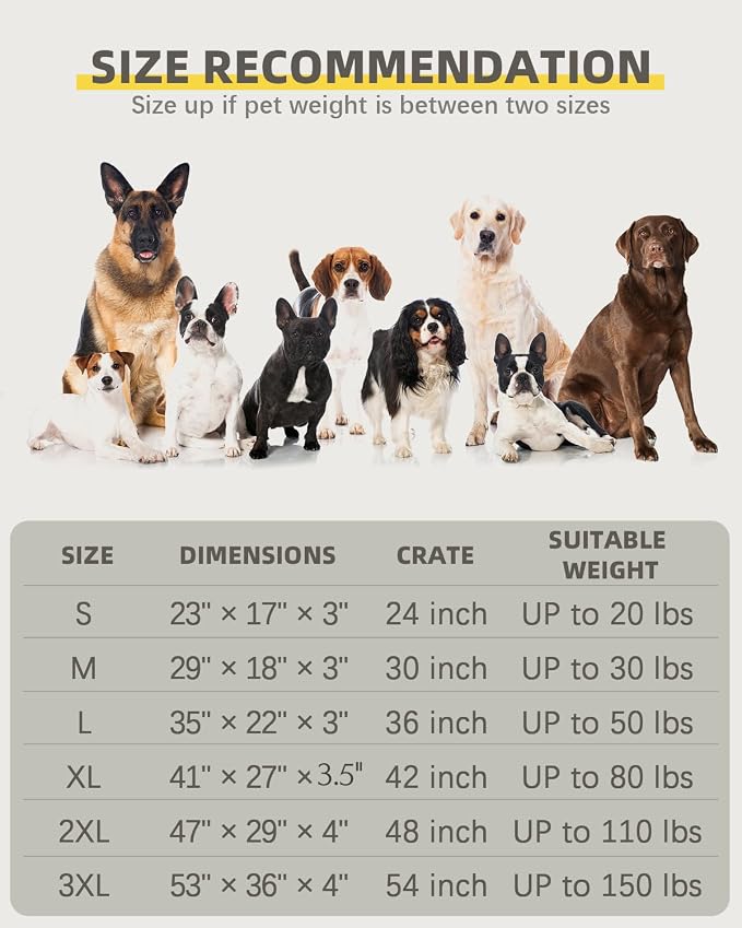 Orthopedic Dog Beds Large Sized Dog Waterproof Pet Bed - Image 6