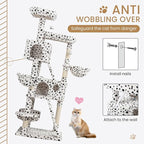 SHA CERLIN 65in Larger Cat Tree Tower Condo - Image 7