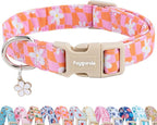 Faygarsle Floral Dog Collar, Spring Summer Design by Faygarsle