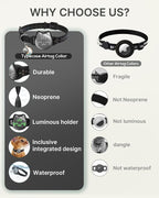 Waterproof Airtag Cat Collar, Breakaway Cat Airtag Collar - Image 3