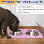 Silicone Pet Feeding Mat with Raised Edge - Image 5