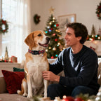 DOGWONG Christmas Plaid Dog Collar- Adjustable Red Tartan Collar, Scottish Red - Image 5