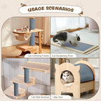 Eunice Cat Scratching Mat, Self-Adhesive Cat Scratch Carpet, Trimmable - Image 6