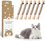 Potaroma 6 Pcs Natural Silvervine Sticks Cat Toys, Catmint Silvervine Blend by Potaroma