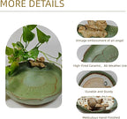 Ceramic Ground Bird Bath Bowl for Outside, BirdBath Bowl Only, Ground Bird - Image 7
