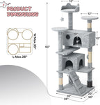 MoNiBloom 60 Inch Cat Tree Tower - Image 2