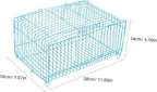 Happyyami Square Pillow Cage for Small Pets Bird Travel Carrier Sturdy Wire - Image 2