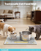 Tomxcute Extra Thick Pet Feeding Mat 19.7" x 14.2", BPA-Free Food-Grade PVC - Image 2