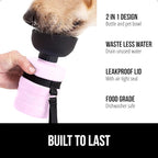 GORILLA GRIP Dog Water Bottle, Portable Water Bowl Dispenser - Image 2