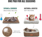 Self Warming Cat Bed, Foldable Self Heated Cat Mat Extra Warm Thermal Heating - Image 2