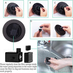 Solar Fountain for Bird Bath, Solar Powered Fountain Pump 1.5W Solar Water - Image 6