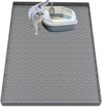 Cat Litter Mat for Litter Box, Silicone Large Cat Litter Trapping Mat by Jacooxi