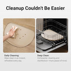 DownyPaws Cat Food Mats for Floors Waterproof, BPA Free Silicone Pet Food Mat - Image 9