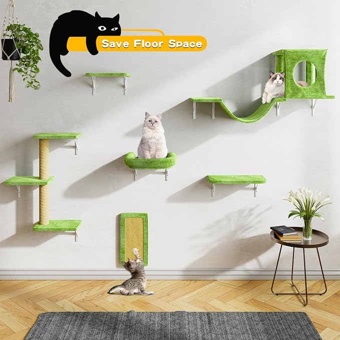 NUNU LAB Cat Wall Shelves, Indoor Cat Furniture - Image 4