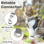 Cat Vest Harness and Leash Set for Walking Escape Proof, Adjustable Kitten - Image 6