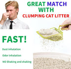 DHXYZZB Cat Litter Scoop, Metal Cat Litter Scooper Kitty Poop Scooper Stand - Image 2