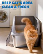 Stainless Steel Cat Litter Box, Metal Litter Box - Image 2