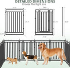 Dog Playpen Metal Dog Fence Outdoor - Image 4
